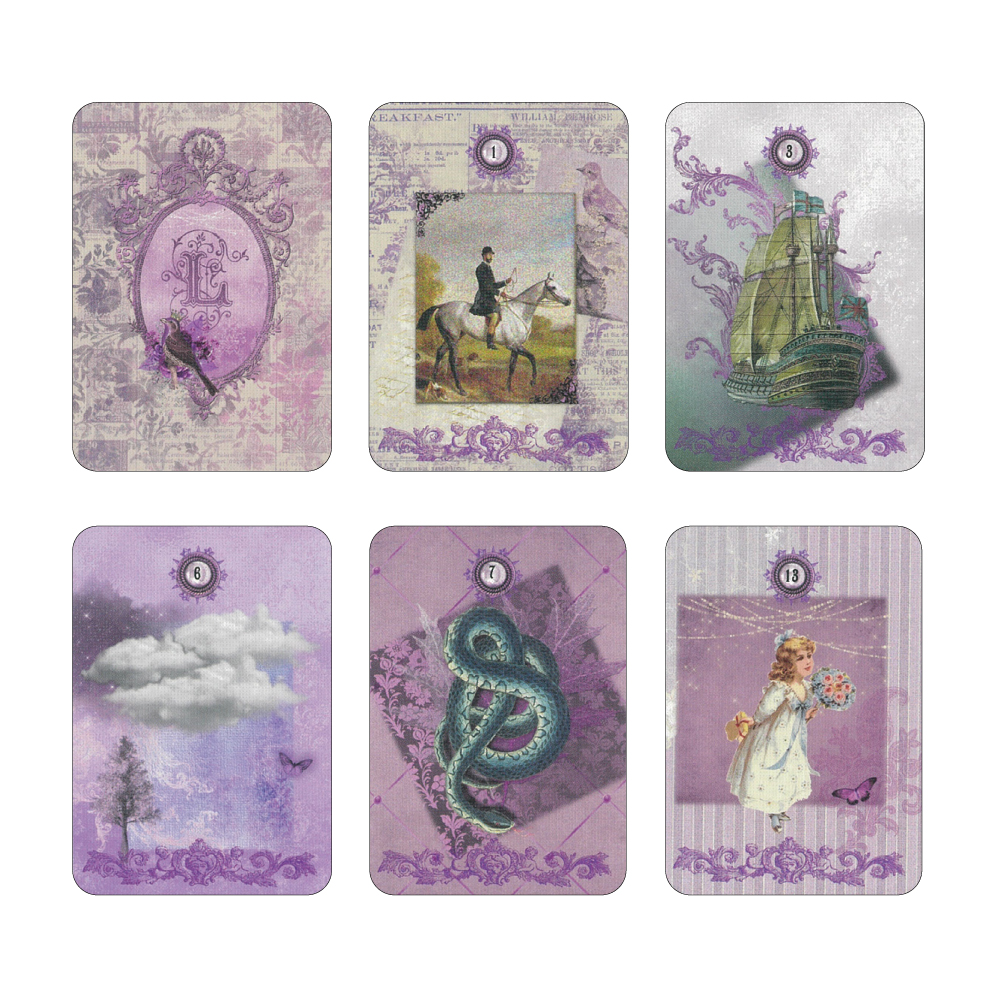 在庫欠品】ラベンダー・ルノルマン（ミニ）[Lavender Lenormand (Mini