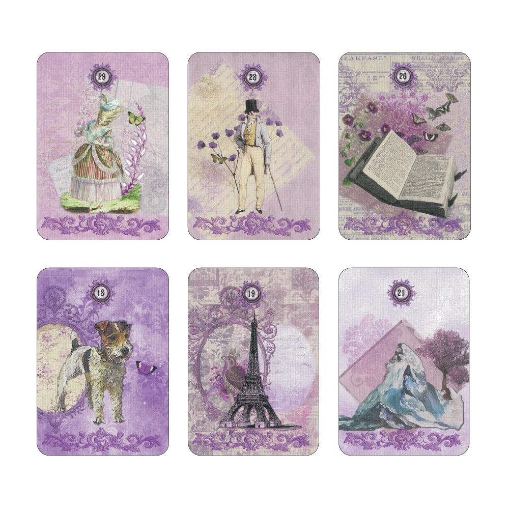 在庫欠品】ラベンダー・ルノルマン（ミニ）[Lavender Lenormand (Mini