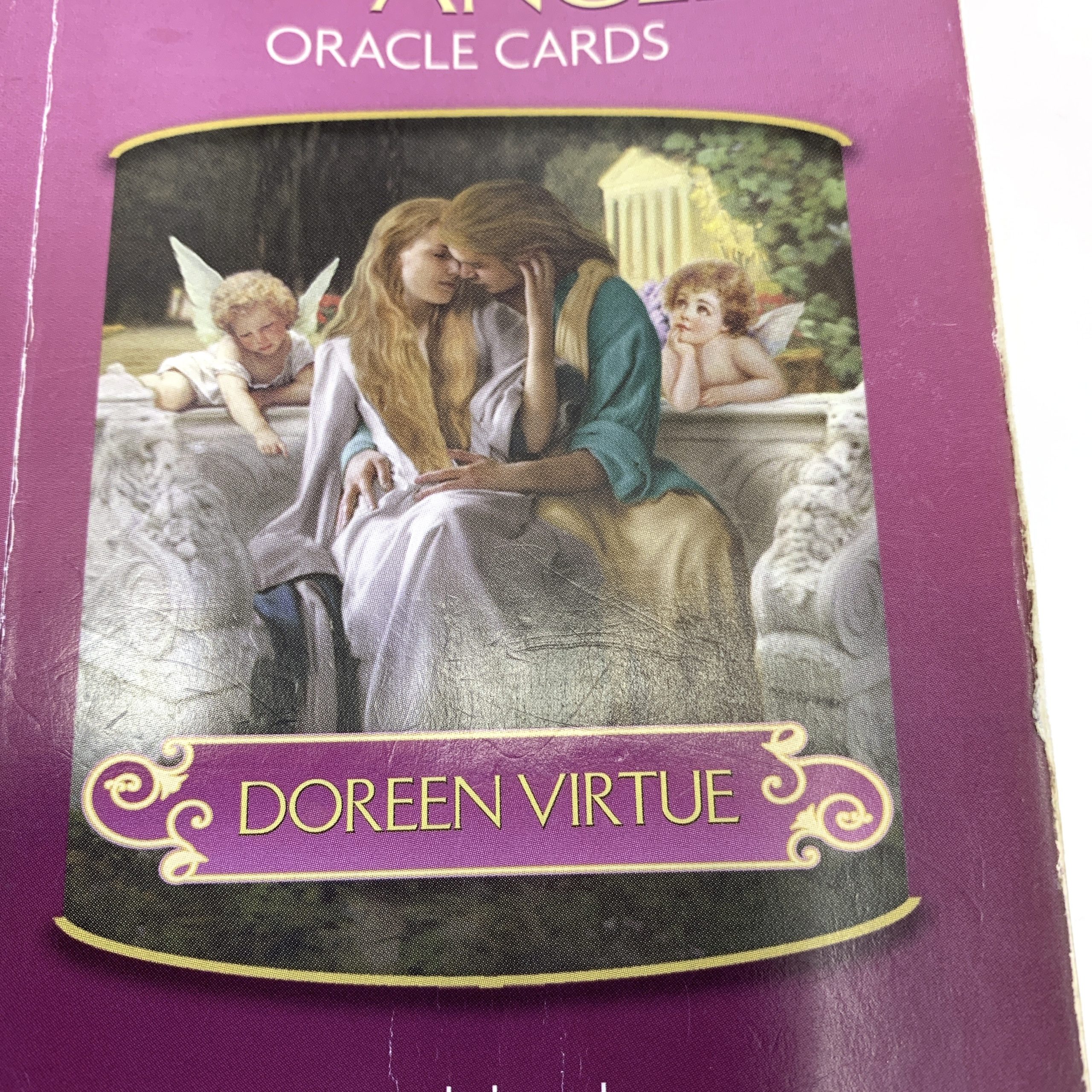 ロマンスエンジェルオラクルカード[ The Romance Angel Oracle Cards ] 英語版 (金縁)（中古-可）