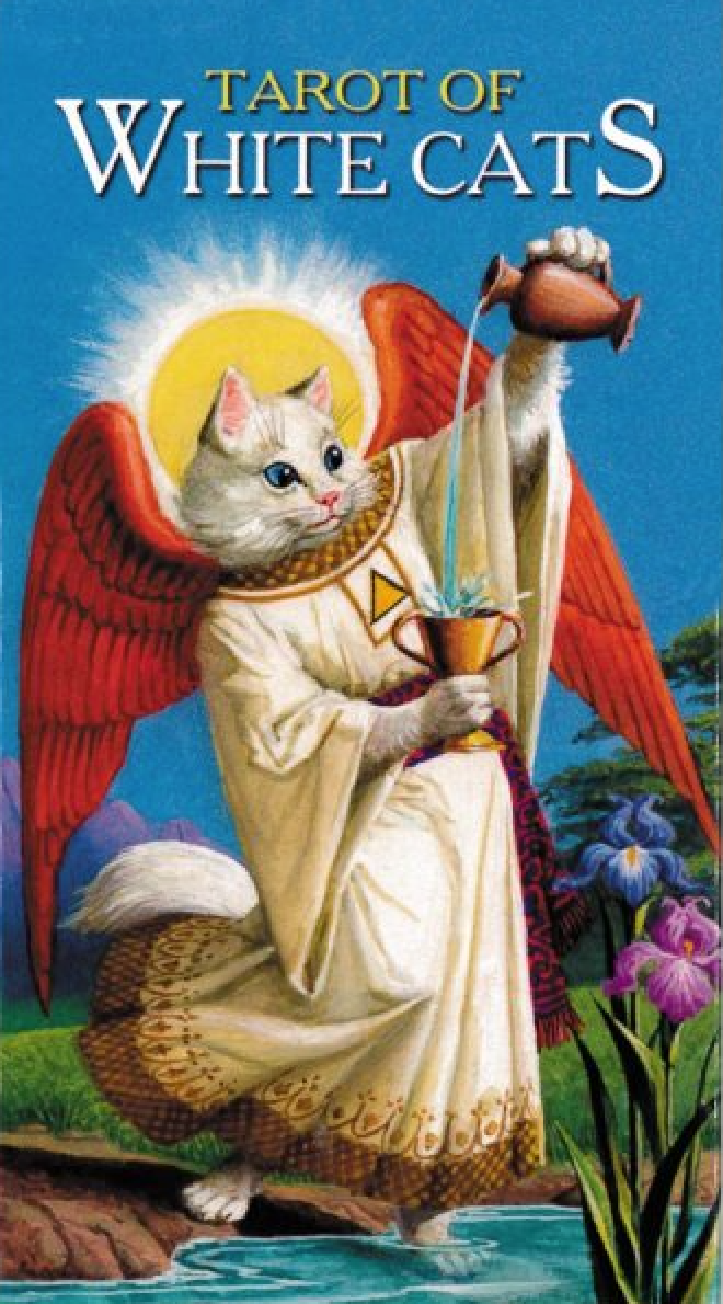 ホワイトキャッツタロットカード（Lo Scarabeo）[ Tarot of White Cats 