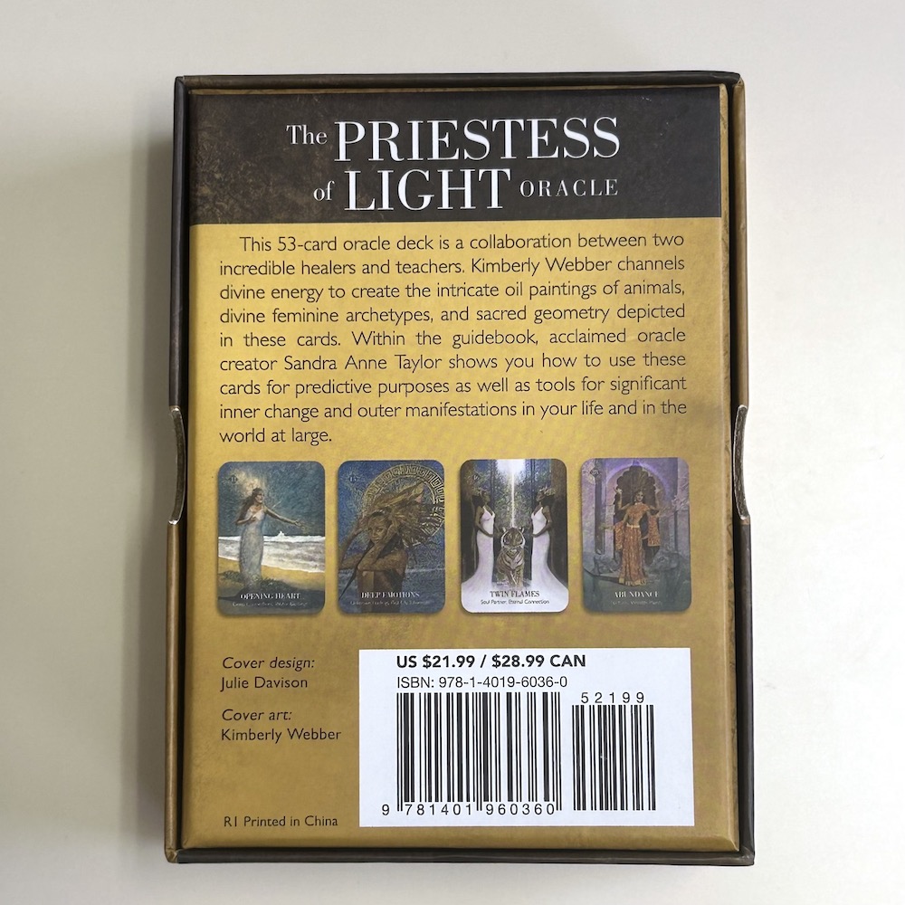 ザ プリエステス ライト オラクル [ The Priestess of Light Oracle ] 海外版（中古-良い）