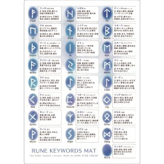 ルーン文字早見下敷き（2025年1月発売）