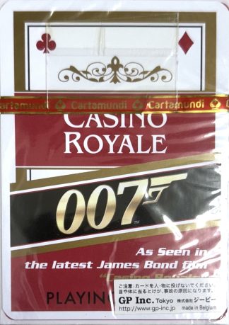 ｶｼﾞﾉﾛﾜｲｱﾙ 007 ﾌﾟﾚｲﾝｸﾞｶｰﾄﾞ[ Casino Royale 007 Playing Cards Red ]（中古-ほぼ新品）＊未開封品