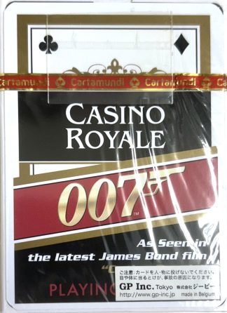 ｶｼﾞﾉﾛﾜｲｱﾙ 007 ﾌﾟﾚｲﾝｸﾞｶｰﾄﾞ[ Casino Royale 007 Playing Cards Black ]（中古-ほぼ新品）＊未開封品