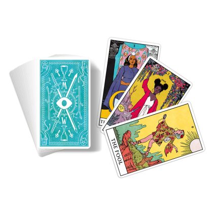 モダンウィッチタロット (オーロラ縁) (中古-良い）＊初回限定版
