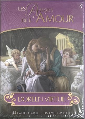 ロマンスエンジェルオラクルカード フランス語版 [ Les anges de l'amour ] (金縁)(中古-良い）