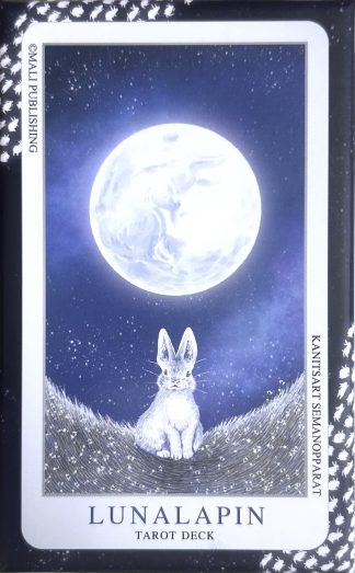 ルナラピンタロットカード[ Lunalapin tarot cards Silver Edge] サインカード付き(銀縁) 海外版 (中古-良い)