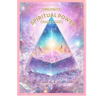 【在庫欠品】オルゴナイトスピリチュアルパワーオラクルカード 天然石入ミニオルゴナイト付(2025年7月発売)