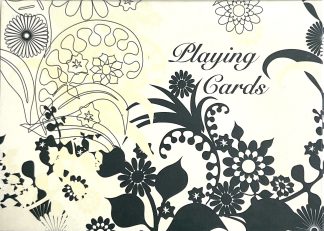 花のシルエットトランプセット [ Floral Silhouette Playing Card Set ] 海外版 (中古-良い）