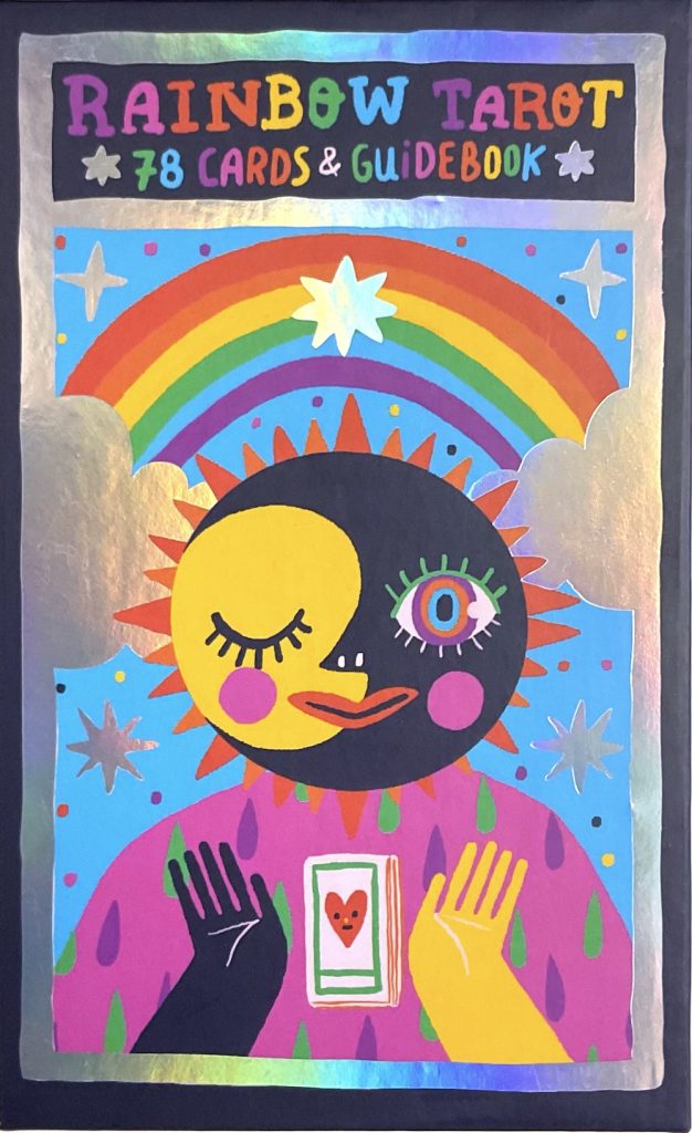 レインボータロット 【 RAINBOW TAROT 78 CARDS & GUIDEBOOK 】 (銀縁