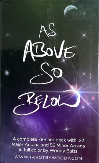 アズ アバヴ ビロウタロット (銀縁) 【 AS ABOVE SO BELOW Tarot 】海外版(中古-良い)