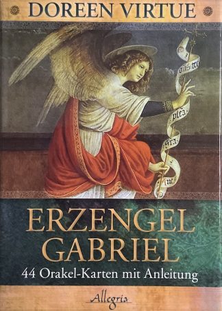 大天使ガブリエル オラクルカード [ ERZENGEL GABRIEL 44 Orakel-Karten mit Anleitung ] 海外版  (中古-可）