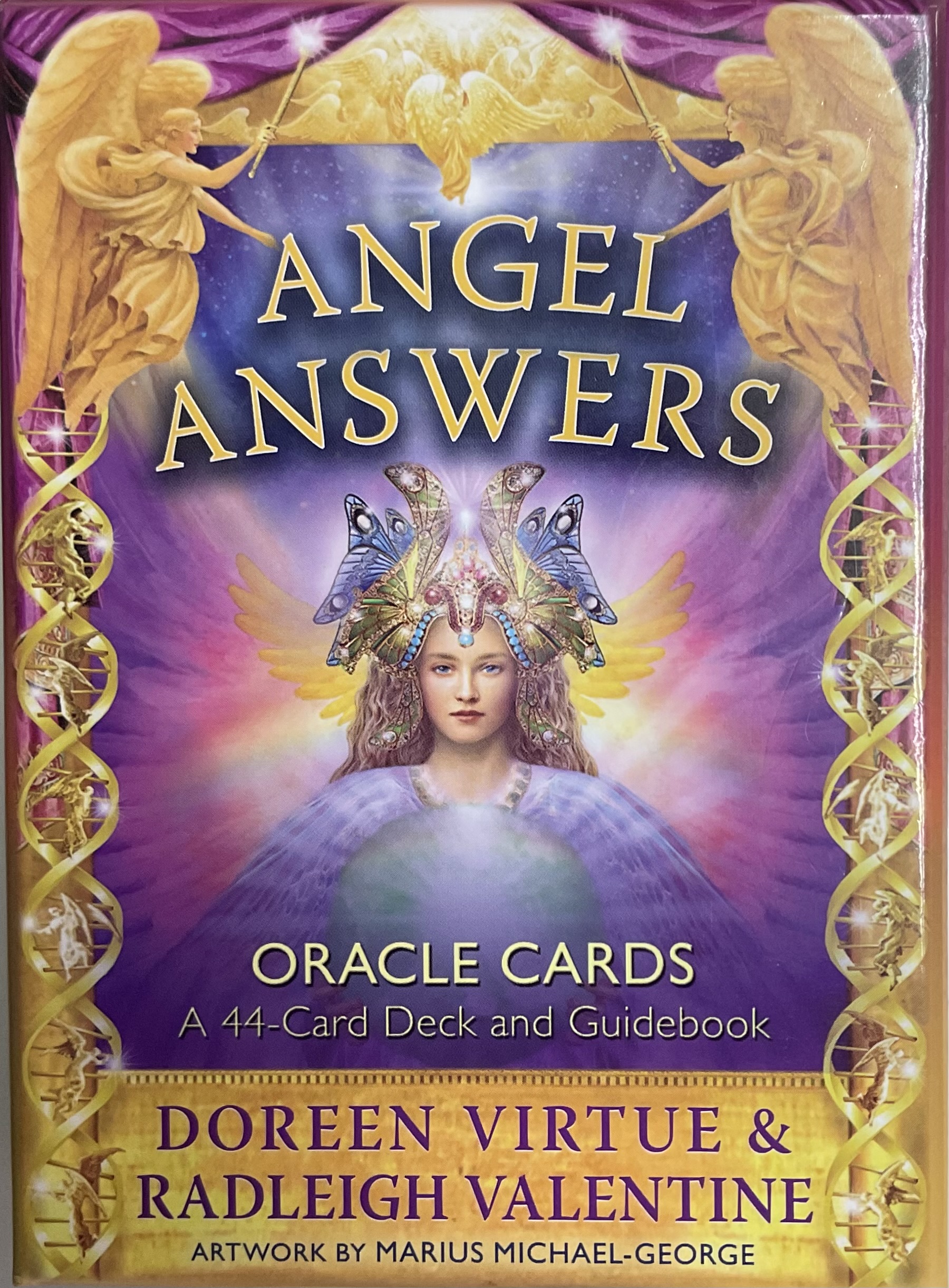 エンジェルアンサーオラクルカード(ドリーン・バーチュー )日本語版 (中古-良い)