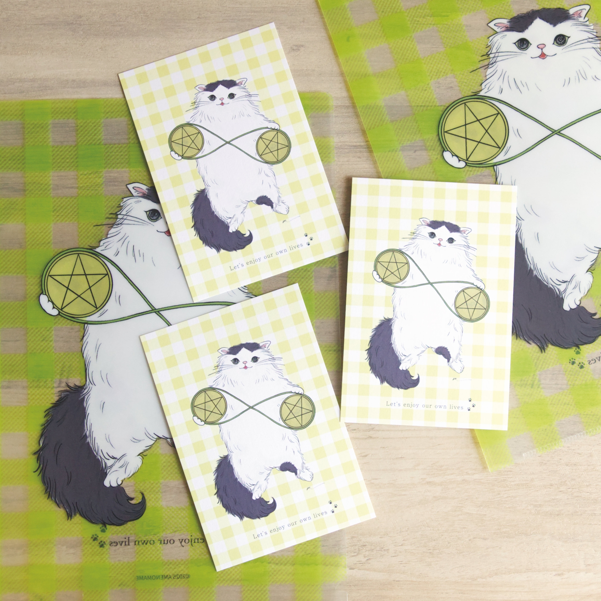 【4/2 発売】ペンタクル2な猫のクリアファイル ポストカード付き【予約商品】 - 画像 (4)