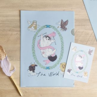 【4/2 発売】世界な猫のクリアファイル ポストカード付き【予約商品】