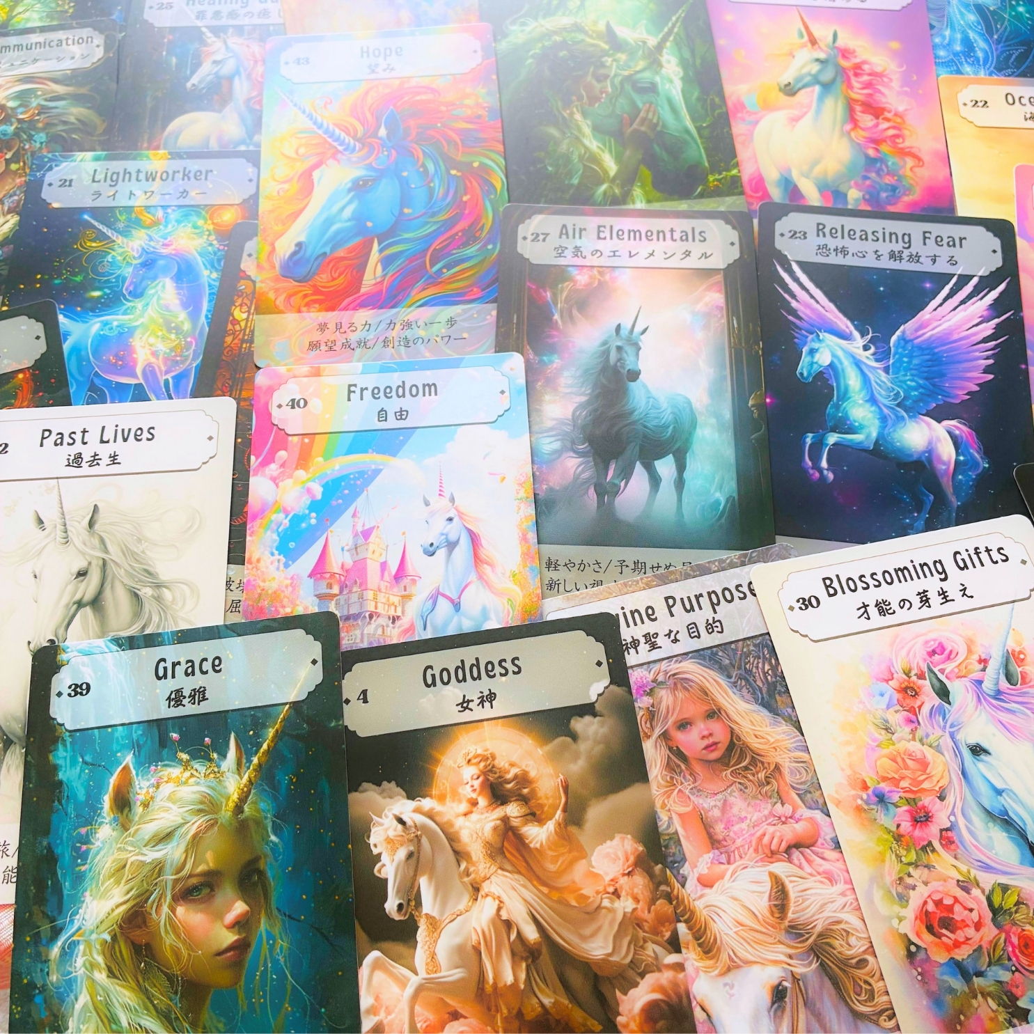 【4/20 発売】ユニコーンオラクルカード&解説書セット【予約商品】 - 画像 (5)